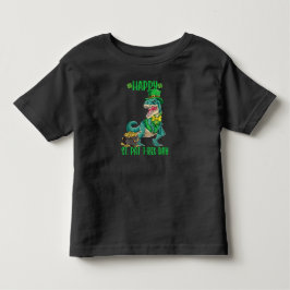 Glad St Pat Trex Dag Dinosaur Småbarn St Patricks T Shirt