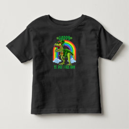 Glad St Pat Trex-dagen Dinosaurie Småbarn St PT-tr T Shirt