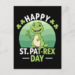 Glad st patrex dag st patricks day citat vektor helg vykort