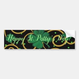 Glad St. Patricks dag Bildekal