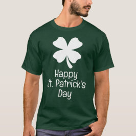 Glad St. patricks dag gröna Shamrocks familj T Shirt