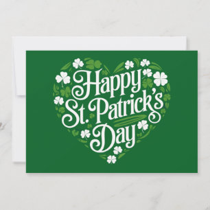 Glad St. Patricks dag Inbjudningar