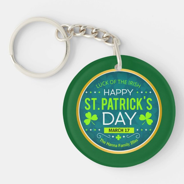 GLAD ST. PATRICK'S DAG, "IRLÄNDSK TUR" (Framsidan)