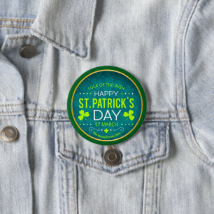 GLAD ST. PATRICK'S DAG, "IRLÄNDSK TUR" KNAPP