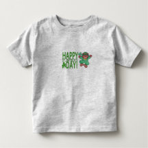 Glad St. Patricks dag Ruffle T-shirt