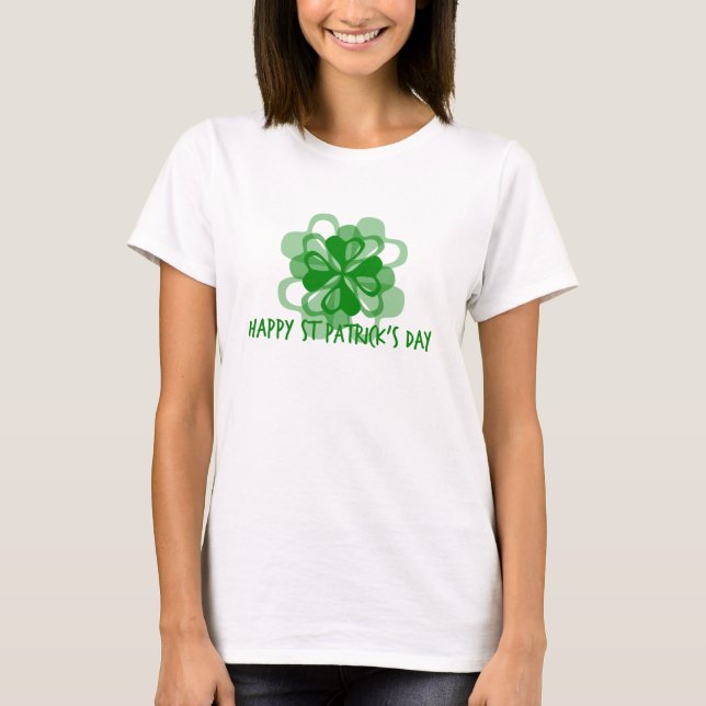 Glad St. Patricks dag T-shirt (Framsida)