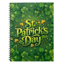 Glad St. Patrick's Day Anteckningsbok