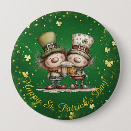 Glad St. Patrick's Day-festillustration Knapp