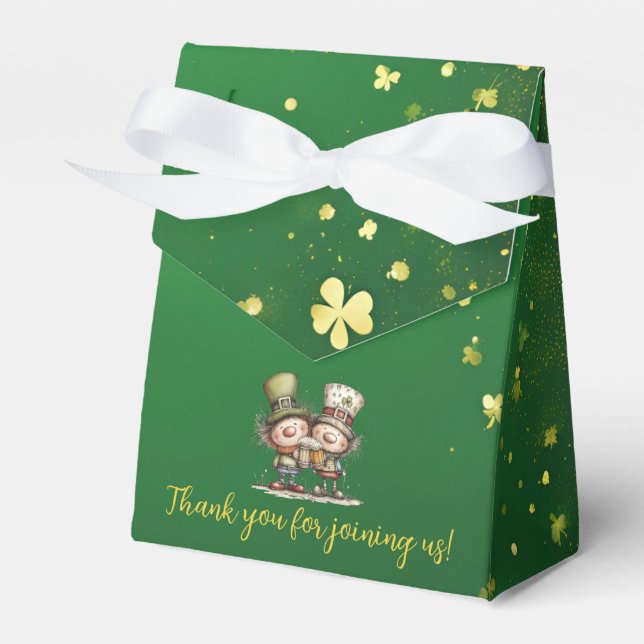 Glad St. Patrick's Day-festillustration Presentaskar (Framsidan Sidan)
