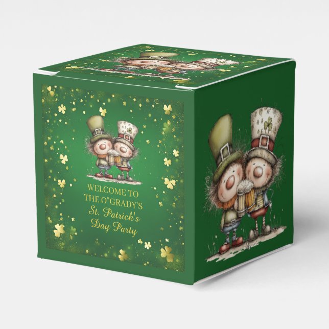 Glad St. Patrick's Day-festillustration Presentaskar (Framsidan Sidan)