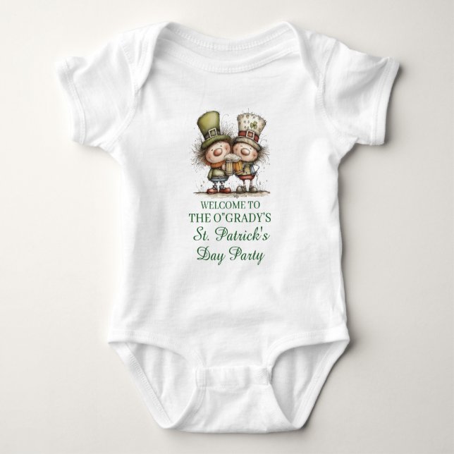 Glad St. Patrick's Day-festillustration T Shirt (Framsida)