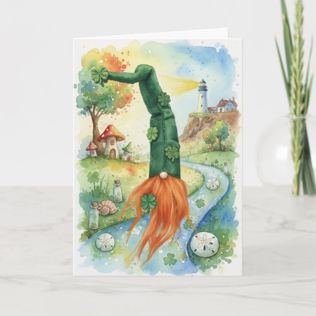 Glad St. Patrick's Day  Helgkort (Framsida)