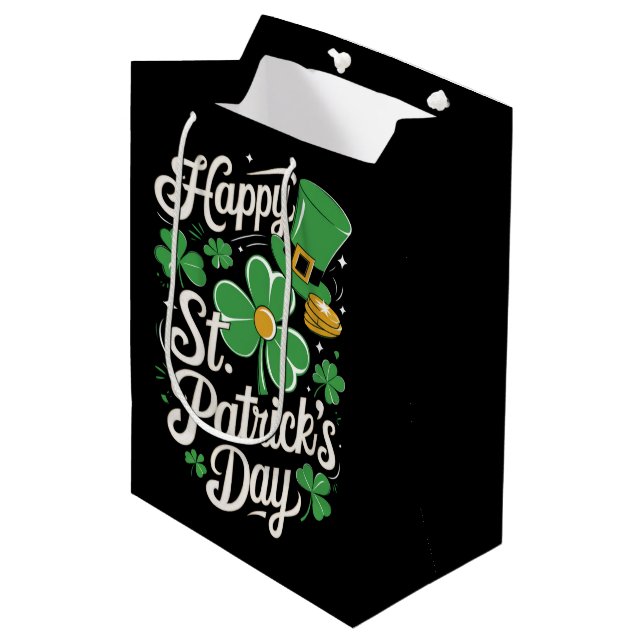 Glad St Patrick's Day irländskt arv St Patty's  (Framsidan Vinklad)