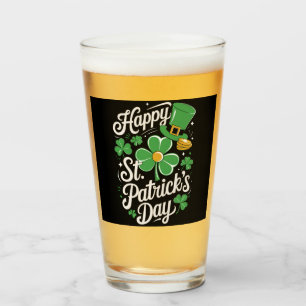 Glad St Patrick's Day irländskt arv St Patty's  Glaskopp