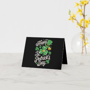 Glad St Patrick's Day irländskt arv St Patty's Kort