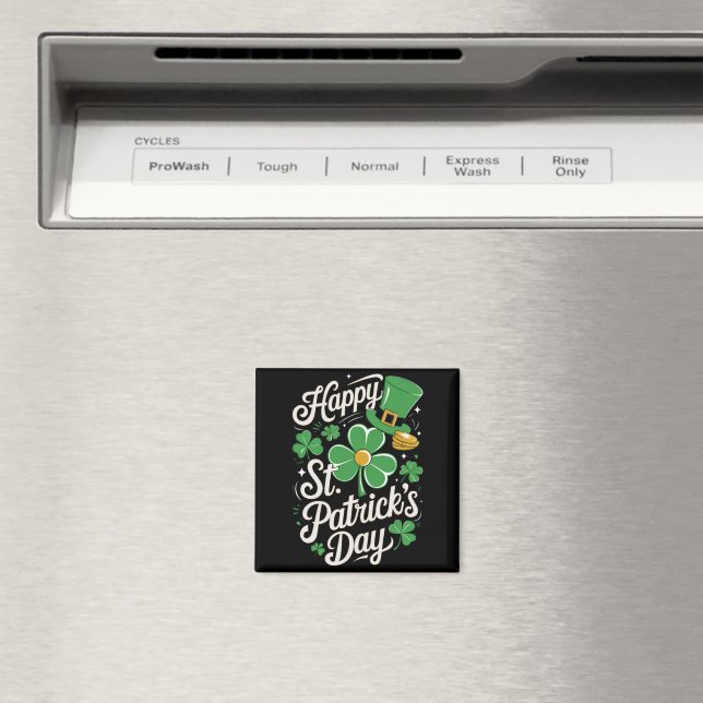 Glad St Patrick's Day irländskt arv St Patty's  Magnet (In Situ (Dishwasher))
