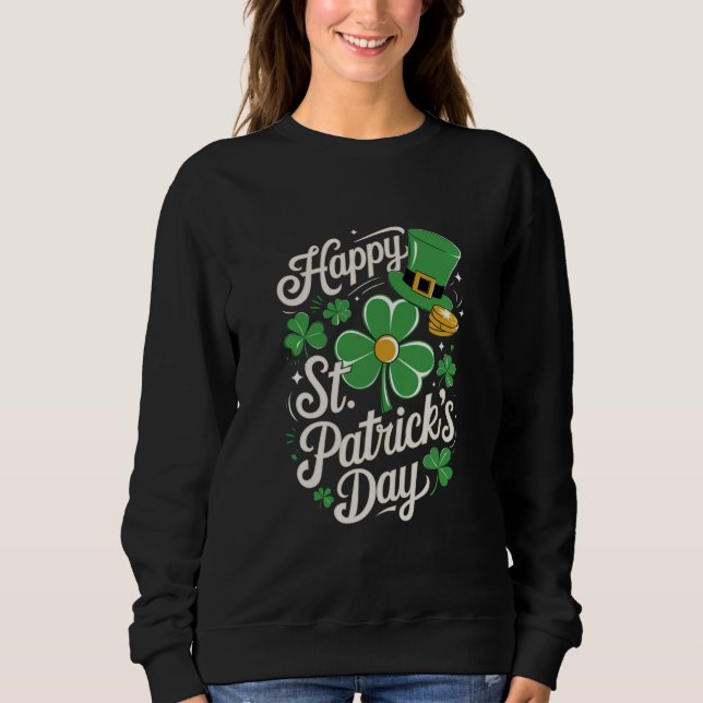 Glad St Patrick's Day irländskt arv St Patty's  T Shirt (Framsida)