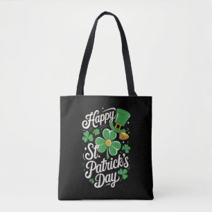 Glad St Patrick's Day irländskt arv St Patty's  Tygkasse