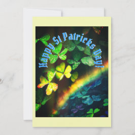 Glad St Patricks Day Julkort