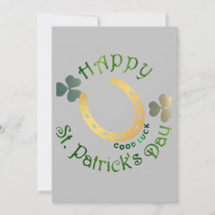 Glad St. Patrick's Day Julkort