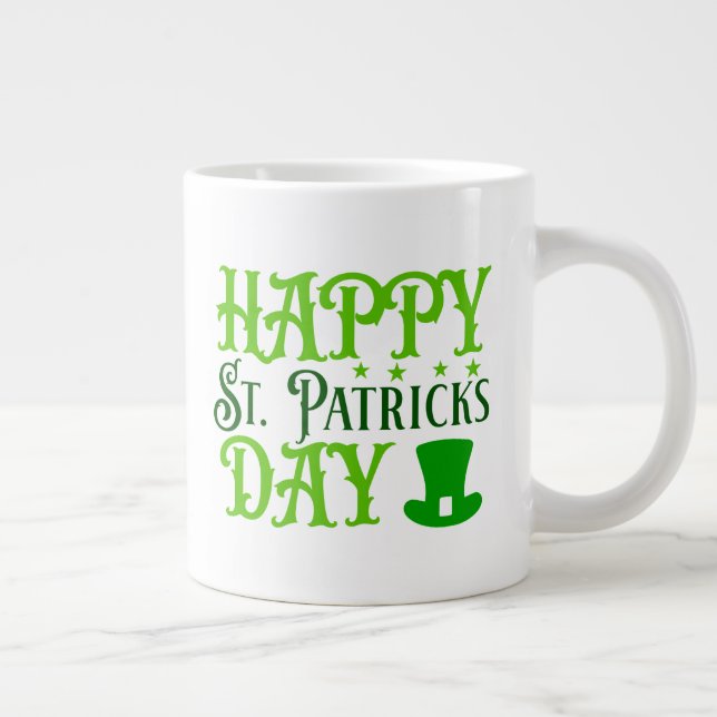Glad St. Patrick's Day Jumbo Mugg (Höger)