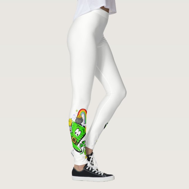 Glad St. Patrick's Day Kanin Leggings (Höger)