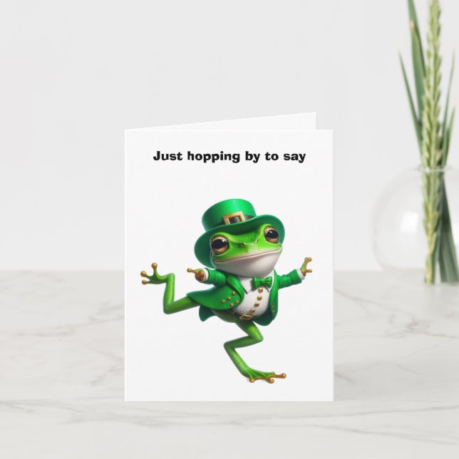 Glad St. Patrick's Day Kort (Framsida)