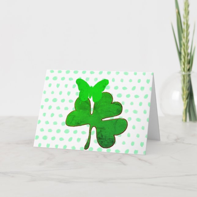 Glad St. Patrick's Day Kort (Framsida)