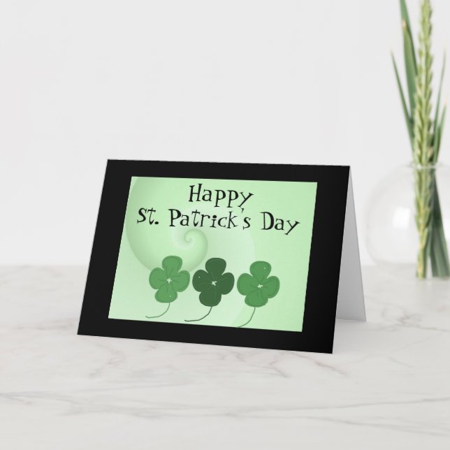 Glad St. Patrick's Day Kort (Framsida)