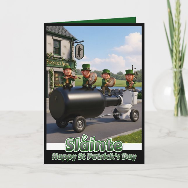 Glad St Patrick's Day Kort (Framsida)