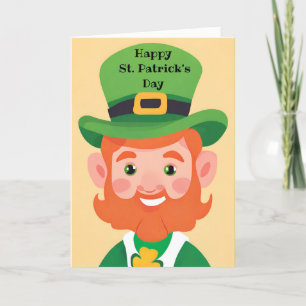 Glad St. Patrick's Day Lekfull Liten Kort