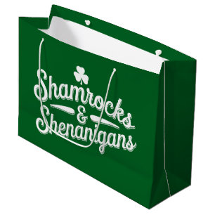 Glad St. Patrick's Day Lucky Shamrock & Shenanigan