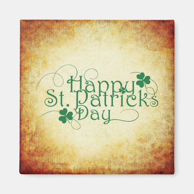 Glad St. Patrick's Day-magnet Magnet (Framsidan)