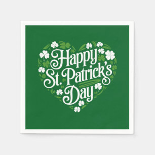 Glad St Patrick's Day Pappersservett