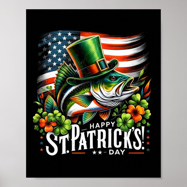 Glad St Patrick's Day Rolig St Patrick's Day Byss Poster (Framsidan)