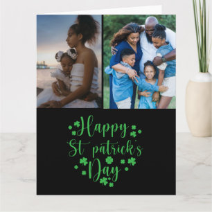 Glad St Patrick's Day Shamrock 2 Foto Kort