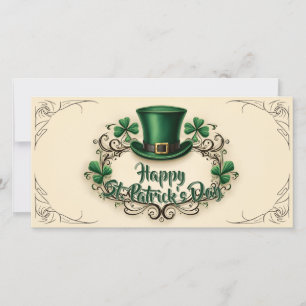 Glad St. Patrick's Day Shamrock-design