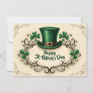 Glad St. Patrick's Day Shamrock-design