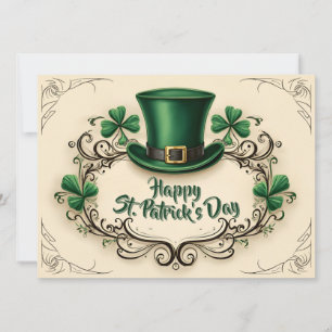 Glad St. Patrick's Day Shamrock-design