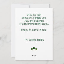 Glad St. Patrick's Day Shamrocks barn foto