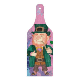 Glad St. Patrick's Day Skärbräda i Glas