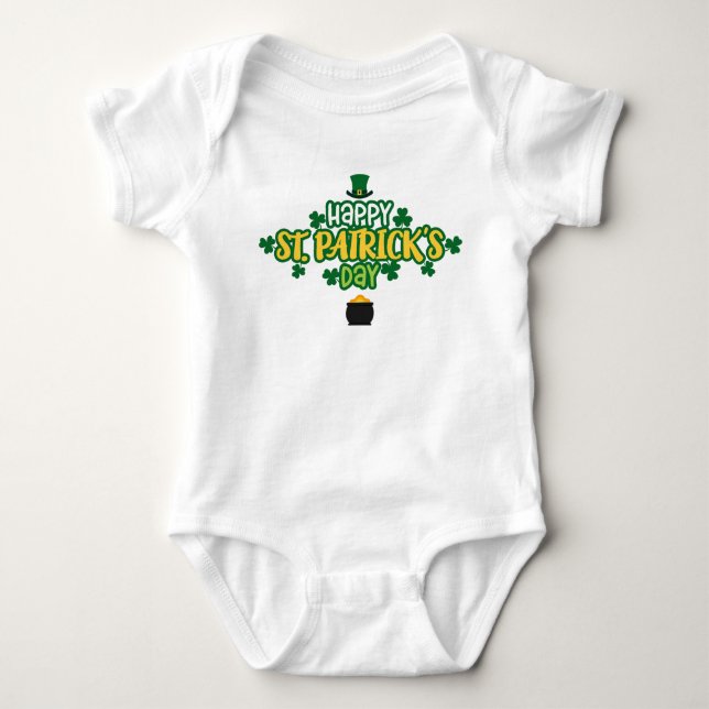 Glad St. Patrick's Day T Shirt (Framsida)