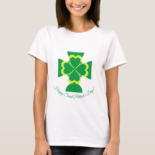 Glad St. Patrick's Day! Tee (Framsida)