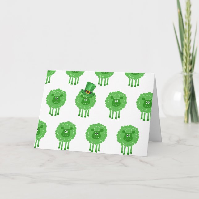 Glad St. Patrick's Day till er Kort (Framsida)