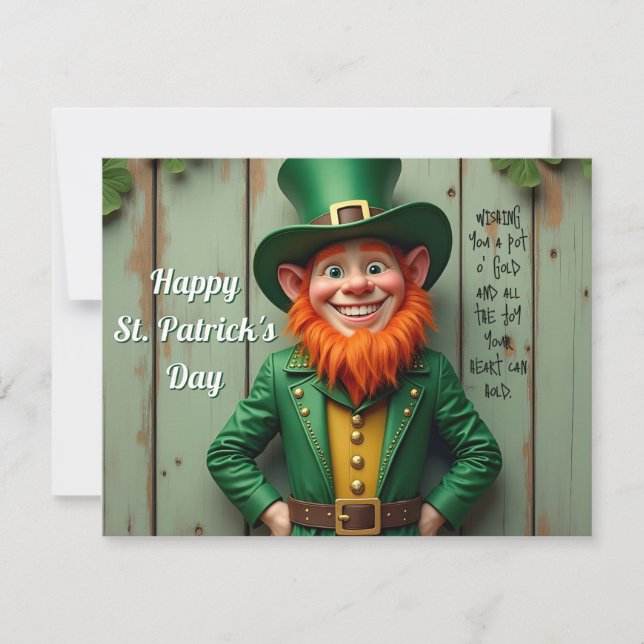Glad St. Patrick's Day Tomte (Framsida)