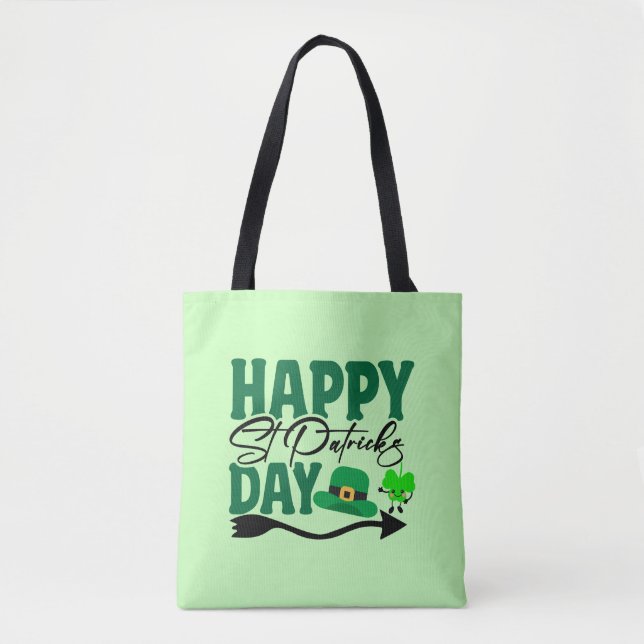 Glad St. Patrick's Day Tygkasse (Framsida)