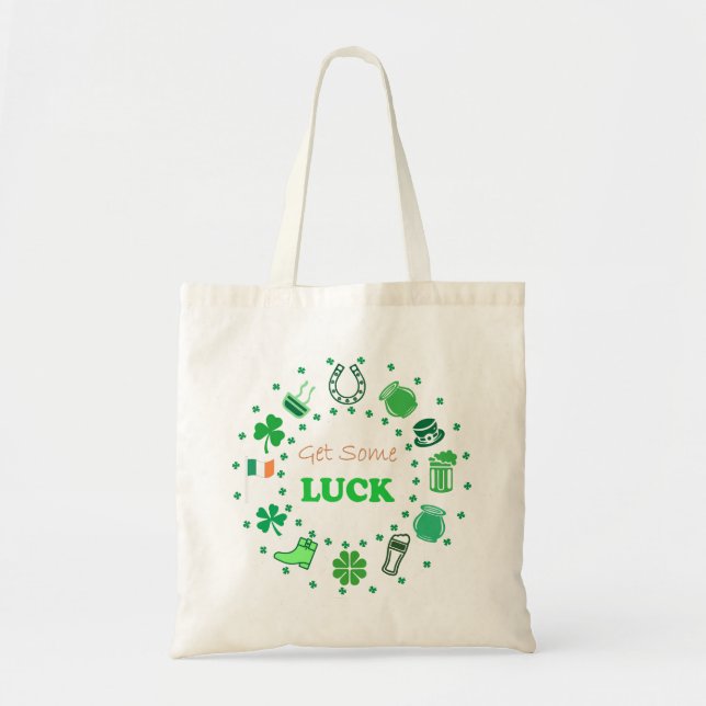 Glad St. Patrick's Day  Tygkasse (Framsidan)