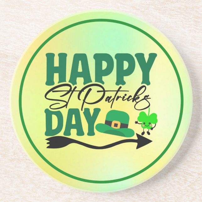 Glad St. Patrick's Day Underlägg (Framsidan)