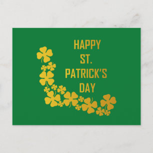 Glad St. Patrick's Day vykort 