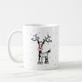 Glad Stressjul med Rudolf på en Mugg